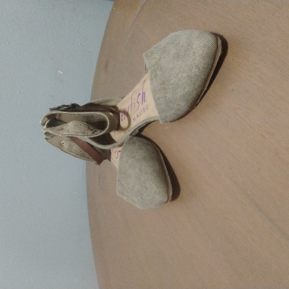 Blowfish Gray Flats Comfortable Slip-On Loafers